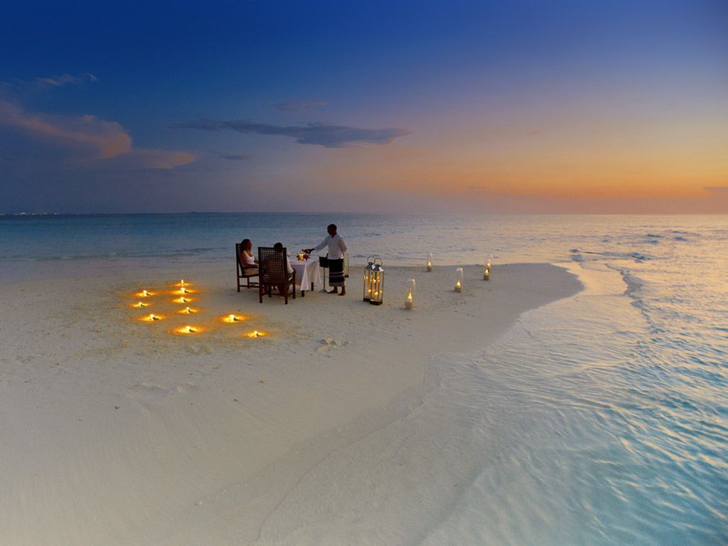 Cena romántica en la Riviera Maya