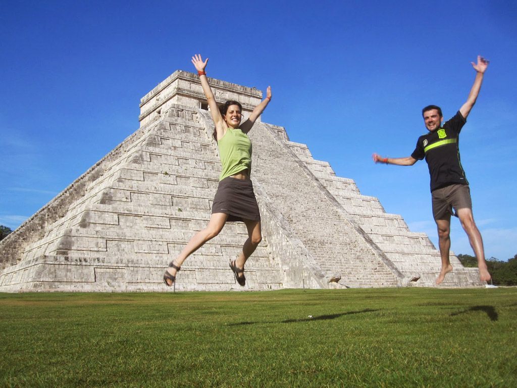 Chichén Itzá en pareja